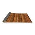 thumbnail image 2 of Ahgly Company Indoor Rectangle Abstract Orange Modern Area Rugs, 5' x 8', 2 of 4