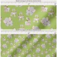 thumbnail image 2 of Soimoi Cotton Poplin Fabric Deer,Elephant & Rabbit Kids Printed Craft Fabric by the Yard 42 Inch Wide, 2 of 7