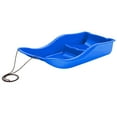 thumbnail image 1 of ArcticThrill Snow Sled for Kids - SnowBoat Sledge - Single Rider Toboggan with Pull Rope; Outdoor Plastic Winter Sleigh for Toddlers & Kids, 1 of 7