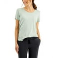 thumbnail image 3 of MSRP $20 Style & Co Women Draped One-Pocket T-Shirt Yellow Size XL, 3 of 9