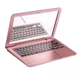 thumbnail image 1 of 4x Espejo De Maquillaje Mini Espejo Plegable Mini Espejo Para Computadora Portátil Para Bolso Mujeres Niñas Rosa, 1 of 8