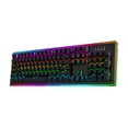 thumbnail image 3 of Rosewill NEON K75 V2 BR Wired Mechanical Gaming Keyboard with Kailh Brown Switches, 19 RGB LED Backlight Effects, NKRO, Anti-Ghosting, Vivid Customizable Rim Backlights, 3-Way Cable Slot, 3 of 5
