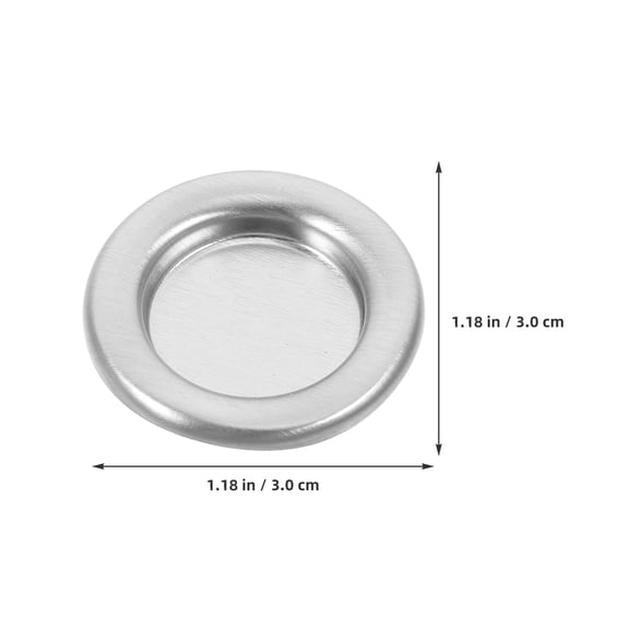 MIPCASE 10pcs Incense Cone Holder Metal Incense Holder Silver Simple Appearance for Travel