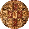 thumbnail image 1 of Ahgly Company Indoor Round Persian Orange Traditional Area Rugs, 4' Round, 1 of 1
