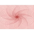 thumbnail image 1 of Ahgly Company Machine Washable Indoor Rectangle Transitional Pastel Red Pink Area Rugs, 2' x 5', 1 of 7