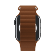 thumbnail image 5 of Open Box Genuine Apple Watch Band Leather Modern Buckle 38mm 40mm 41mm Series 3 4 5 6 7 8 Saddle Brown Large, 5 of 6