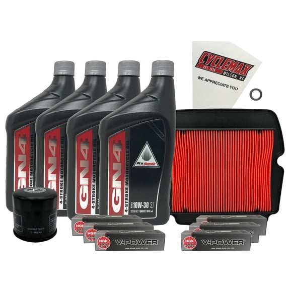 Cyclemax 10W-30 Tune-Up Kit fits 2001-2014 Honda GL 1800 GL1800 Goldwing w/Plugs