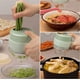 thumbnail image 3 of Juego de cortador de verduras eléctrico portátil, picador de verduras Gatling, mini procesador de alimentos inalámbrico, picador de ajo, chile, cebolla, apio, jengibre, carne, ajo con cepillo oso de fresa Electrónica, 3 of 5