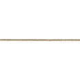 thumbnail image 3 of Real 14kt Yellow Gold 1.1mm Ropa Chain; 14 inch; for Adults and Teens; for Women and Men, 3 of 5
