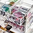 Sorbus Acrylic Cosmetic Makeup and Jewelry Storage Case Display