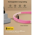 thumbnail image 5 of Glocusent Upgraded LED Neck Reading Light, Book Light for Reading in Bed, 30-min Timer, 3 Colors & 3 Brightness Adjustable, Rechargeable & Long Lasting, Perfect for Reading, Knitting, 5 of 12