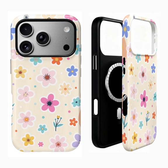 SKLYDDI Cute Aesthetic Pink Case for iPhone 17 Pro Max, Compatible with MagSafe - 201