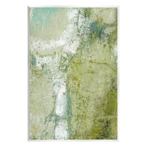 Jagged Abstract Composition Abstract Painting Unframed Art Print Wall Art