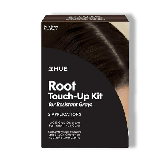 dpHUE Root Touch-Up Kit for Resistant Grays, Dark Brown
