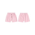 thumbnail image 3 of Aojekbee Toddler Boy Girl Shorts Plaid Print Hemming Legs Button Elastic Waistband Short Pants, 3 of 10