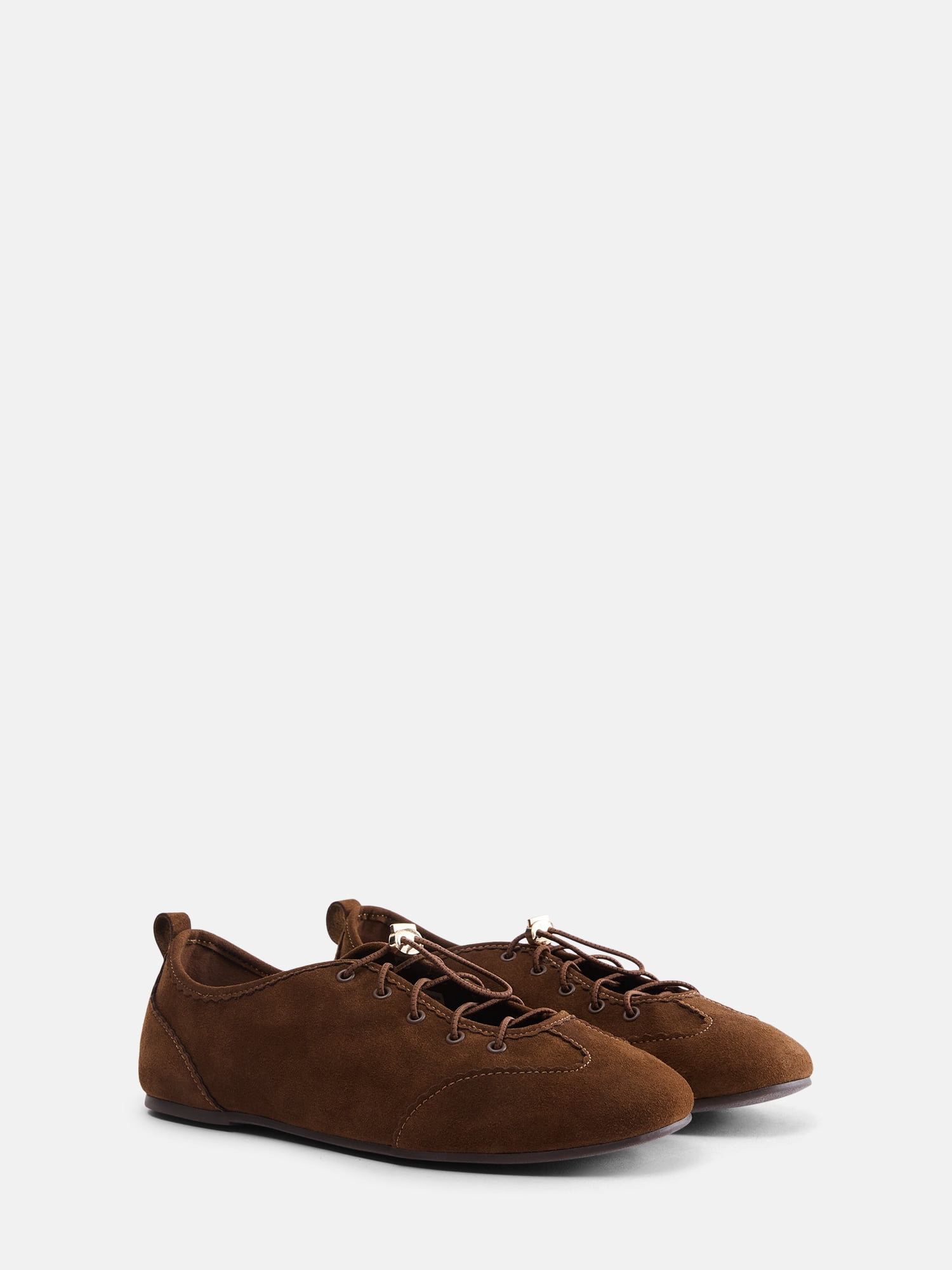 Scenario Women's Bungee Lace Faux Suede Sneakers