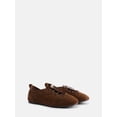 thumbnail image 3 of Scenario Women's Bungee Lace Faux Suede Sneakers, 3 of 7
