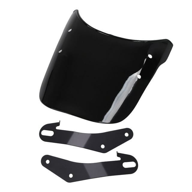 Parabrisas de motocicleta con soporte de montaje de repuesto para SUZUKI VX 800 SV 650 GS 500E GSF 600N 1200N negro
