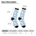 thumbnail image 4 of Goofa Cartoon Sushi Printed Men's Crew Socks, Soft Durable Breathable Moisture-Wicking with Odor Control Cotton socks, 4 of 9