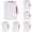 Red*5, variant on Report Covers with Sliding Bar, 1Pcs Clear Plastic Presentation Folders Resume Portfolio Folder A4 Letter Size for Documents Presentation Office Home Organizer Binder(White)