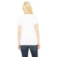 thumbnail image 3 of Women's Jersey Deep V-Neck Short Sleeve T-Shirt, 3 of 3