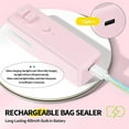 thumbnail image 2 of Joefnel Compact Bag Sealer Mini: Portable Handheld Heat Sealer for Food Storage Bags, Snacks, and Kitchen Organizing, 2 of 5