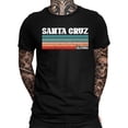 thumbnail image 2 of Bibifish Mens T-Shirts Slim Fit Crew Neck Short Sleeve Tshirts Casual Stripe Letter Print Athletic Tee Tops, 2 of 3