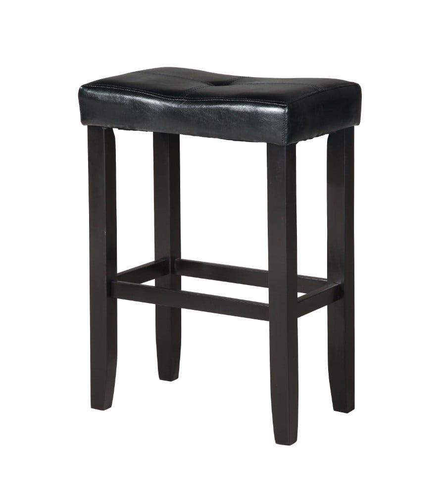 Wooden Counter Height Stool (Set2), Black