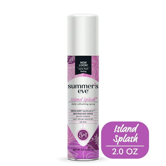 Summer's Eve Island Splash Daily Refreshing Feminine Spray, pH Balanced, 2 oz
