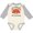 Natural and Heather, variant on Inktastic I Love Thanksgiving with My Family-happy Turkey Boys or Girls Long Sleeve Baby Bodysuit