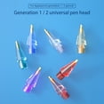 thumbnail image 4 of Xinyolin Pencil Tip Transparent Silent Wear-resistant Anti-slip High Sensitivity Replacement Thin Clear Stylus Pen Spare Nib for Apple Pencil 1st 2nd, 4 of 8