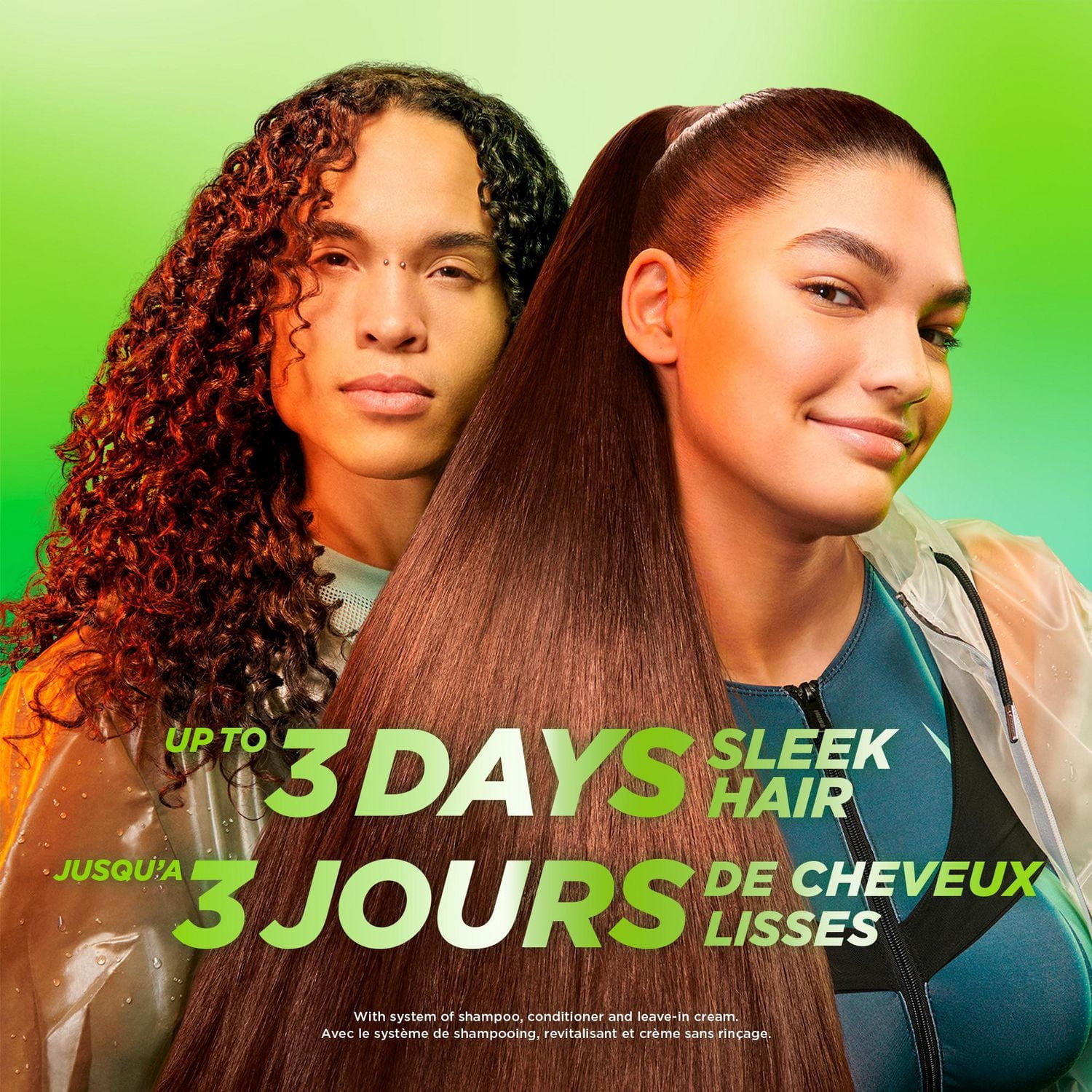 Garnier Shampoing fortifiant Fructis Sleek & Shine, 89 mL 89 ml