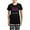 With Checker Pant, variant on CafePress - Bossy T Women's Dark Pajamas - Women's Short Sleeve Print T-Shirt and Pants Dark Cotton Pajama Set