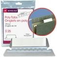 thumbnail image 2 of Smead Poly Hanging Folder Tabs Clear 25/PK 2.25 x 1/2 (64600), 2 of 8