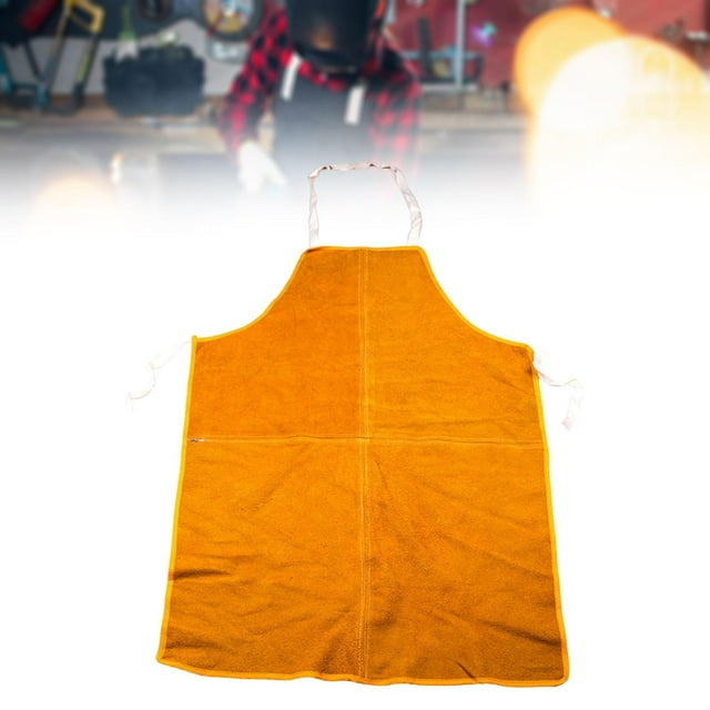 Colaxi Tablier de Soudure Résistant aux Flammes Vêtements de Protection Résistant à la Chaleur 60cmx90cm