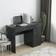 thumbnail image 2 of HOMCOM Bureau d'Ordinateur avec Tiroirs de Rangement Table d'Écriture pour Bureau à Domicile, 2 of 10
