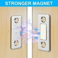thumbnail image 4 of Yunuuuoa Butée de Porte Magnétique Invisible Mince pour Armoire de Cuisine Tiroir Placard RV, Adhésif Fort & Montage par Vis en Acier Inoxydable Outils de Rénovation Domiciliaire, 4 of 6