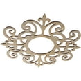 thumbnail image 2 of Ekena Millwork 22"OD x 7 1/8"ID x 3/8"T Dijon Wood Fretwork Pierced Ceiling Medallion, Hickory, 2 of 3