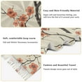 thumbnail image 5 of FORMRS Womens Scarf Winter Soft Long Big Warm Shawls Wrap Tassel Scarves, Light Red Flowers, 5 of 9