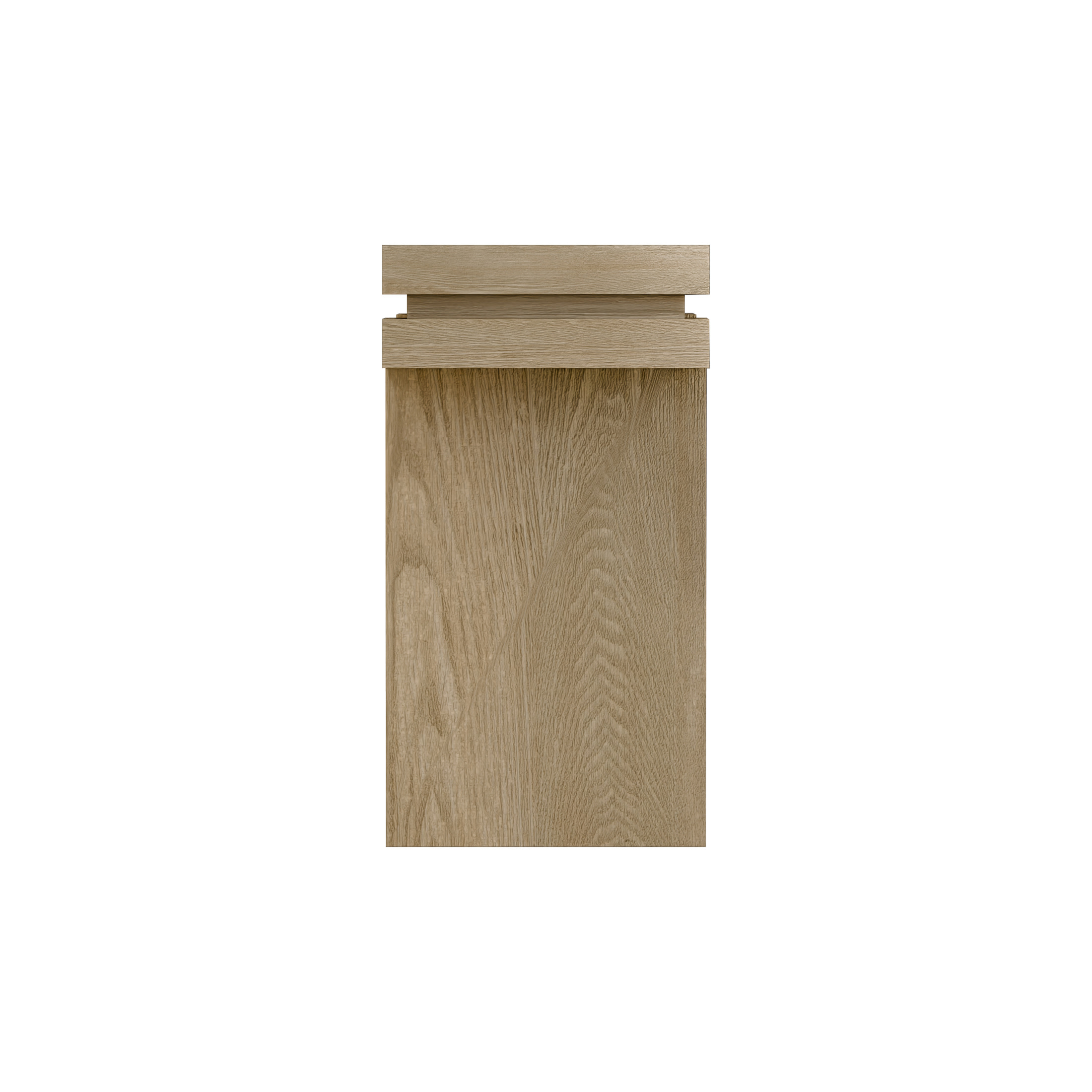 Noble House Ulsten Wooden Sofa Console Table in Oak, Minimalist Design for Entryway, Hallway, or Living Room