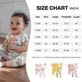 thumbnail image 6 of Actgleam Infant Baby Girls Romper With Hat Snap Short Sleeve Baby Jumpsuit,6-9Months,2 pack, 6 of 9