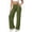 *Green, variant on Women's High Waist Flare Yoga Pants,Casual Solid Stretch Wide Leg Workout Trousers ,Women's Plus L