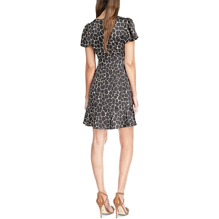 ワンピース Michael Michael Kors MINI DRESS MICHAEL Michael Kors Womens Animal Print Mini Shift Dress