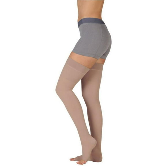 Juzo 23457 30-40 mmHg, Soft, Thigh, OT, Petite, Silicone, Seasonal - Size V