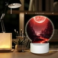 thumbnail image 6 of Salouo Red Moon Lava for Round Acrylic Night Light - Acrylic Sheets with LED Light Lamp Base - Decorative Night Lamp for Restaurant Bar Cafe Shop Room Decoration, 6 of 9