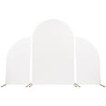 thumbnail image 6 of TOOL1SHOoo Wedding Pole Bracket with Pull Rod and Elastic Cloth Cover,Metal Stand Kit for Wedding/Ceremony/Party Decoration,White and Golden, 6 of 13