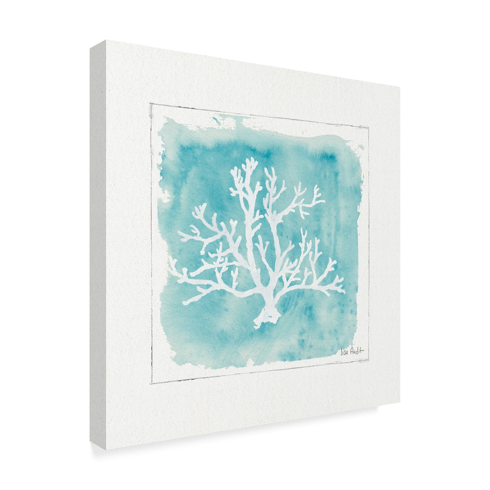 Trademark Fine Art 'Water Coral V' Canvas Art by Lisa Audit