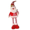 thumbnail image 1 of Muñeco de Navidad estirable Hugo Figura de Papá Noel decoración navideña, 1 of 10