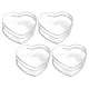 thumbnail image 2 of 4Pcs Heart Candies Boxes Transparent Treat Boxes Candy Packing Boxes Wedding Party Candy Boxes, 2 of 4
