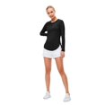 thumbnail image 5 of Women's Yoga Loose T-shirt Clothing Fork Long Sleeve Sunscreen Sportswear Anti-UV Jogging Fitness Loose T-shirt, 5 of 6